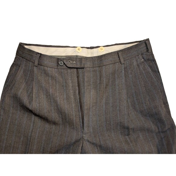 Vintage Christian Dior Monsieur Baggy Dress Pant Trousers 32x30 Wool Blend - Picture 2 of 6